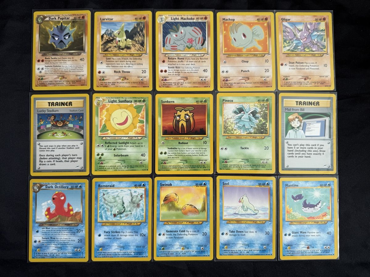 Pokémon Carte collezionabili: Neo Series 15 Cards Set – Usato da Winterthur venduto da SiddyPokemon