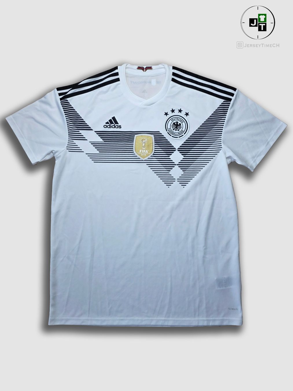 Adidas Canottiere & Pantaloni: DEUTSCHLAND 2018 TRIKOT - WM PATCH – Usato da Lüchingen venduto da Jersey_Time