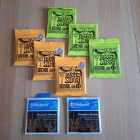 Gitarrensaiten 8 Pack Ernie Ball + D'Addario