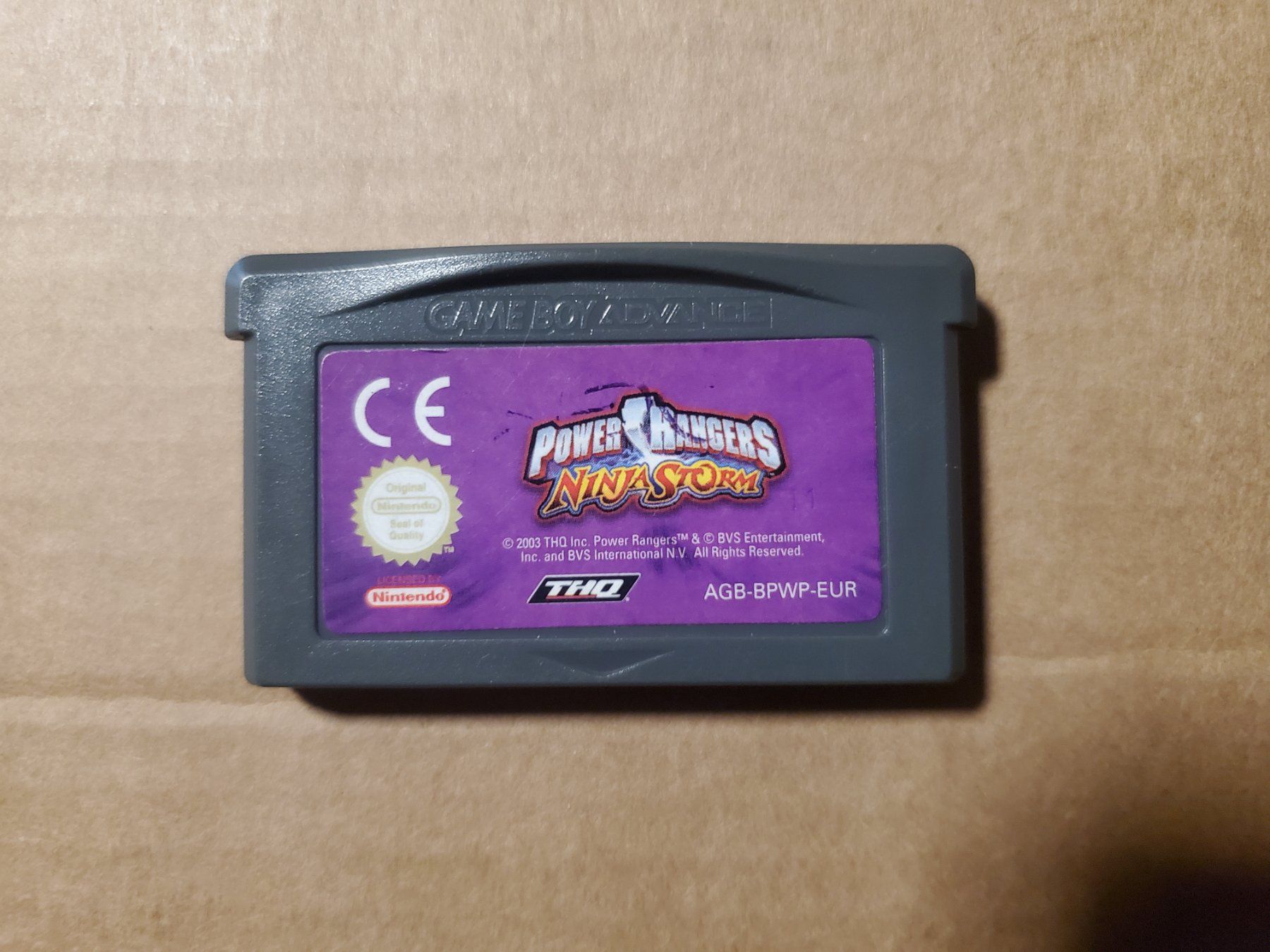Nintendo Giochi: Power Rangers Ninja Storm GameBoy Advance – Usato da Sion venduto da Audrey2780
