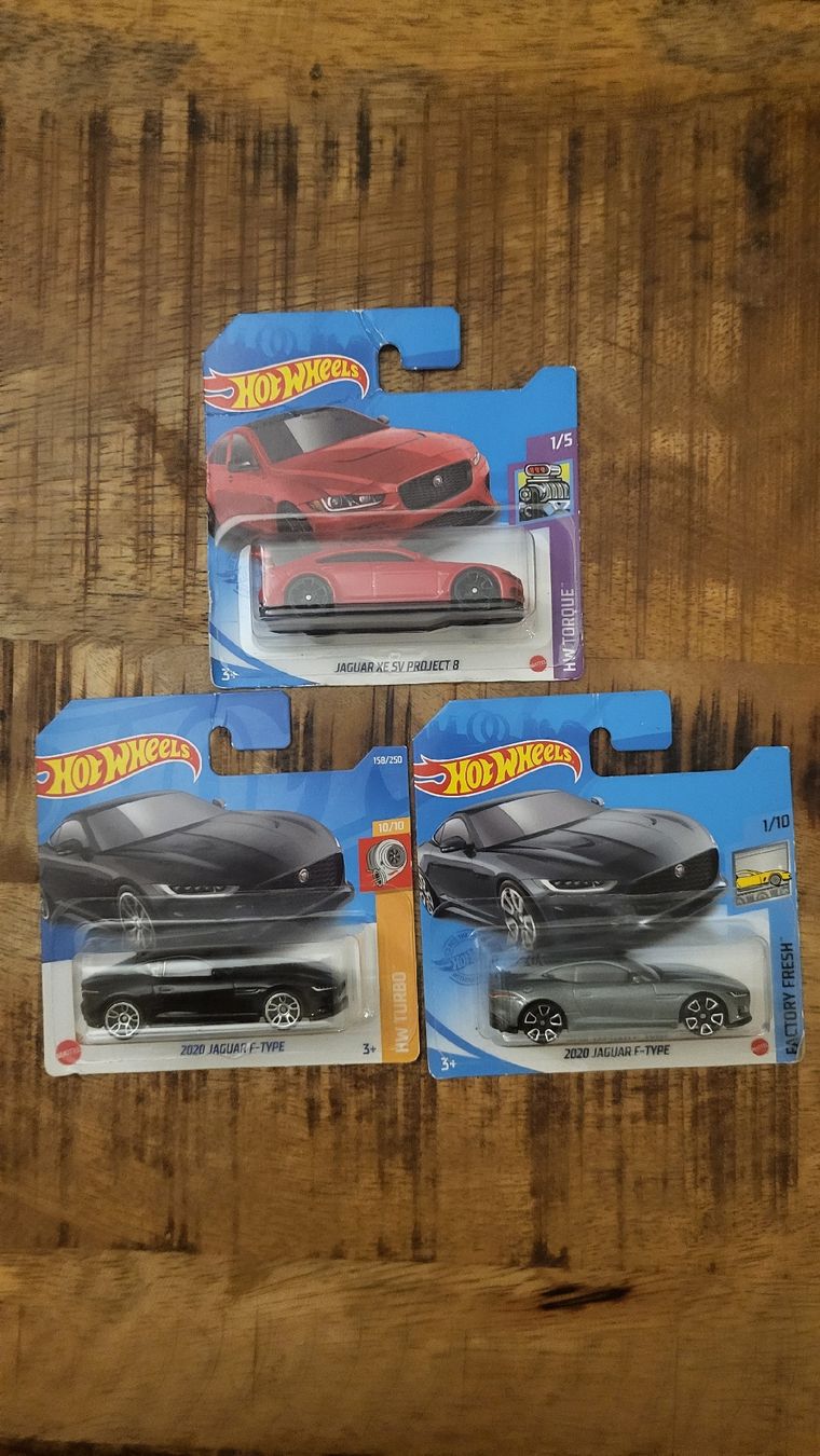 Hot Wheels Modellautos: Hot Wheels 3x Jaguar Modellauto neu – Neu und originalverpackt aus Jona von mjo_f5t2 1