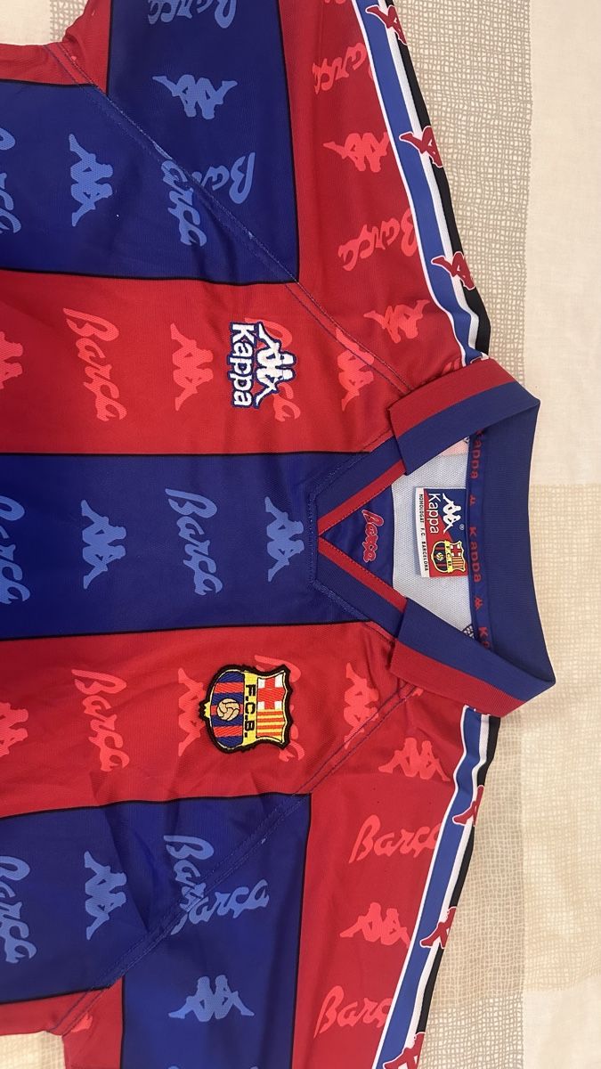 Kappa Canottiere & Pantaloni: Barcelona 1996 Jersey - RONALDO 9 – Nuovo (secondo la descrizione) da Oberrieden venduto da jon_5cl2 2