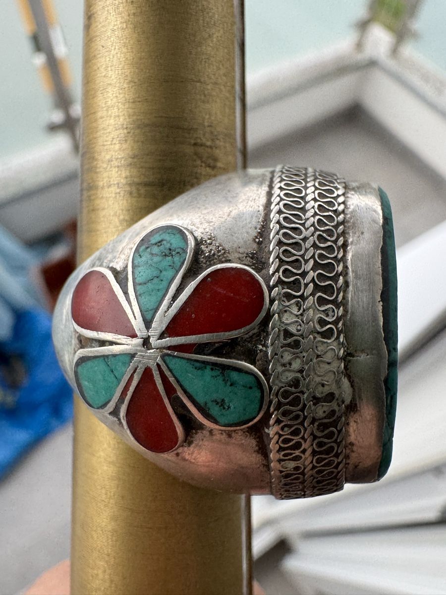 Anelli: Anello afghano di argento con turchese – Nuovo (secondo la descrizione) da Caslano venduto da bri_5jft 1