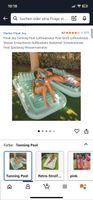 Tanning Pool-Luftmatratze, neuwertig, Grösse L, Sommerhit!