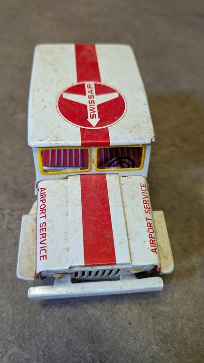 Giocattoli: Swissair Airport Service Blech Jeep Vintage – Usato da Itingen venduto da wali19 1