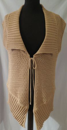 Weste Gr. S 100 % Merinowolle Naturmode