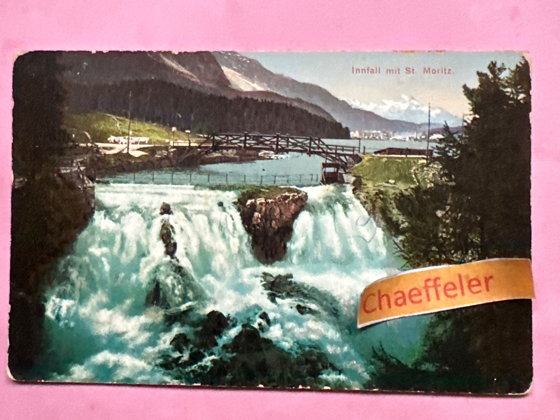 Cartoline postali: Innfall mit St. Moritz – Usato da Zürich venduto da Chaeffeler
