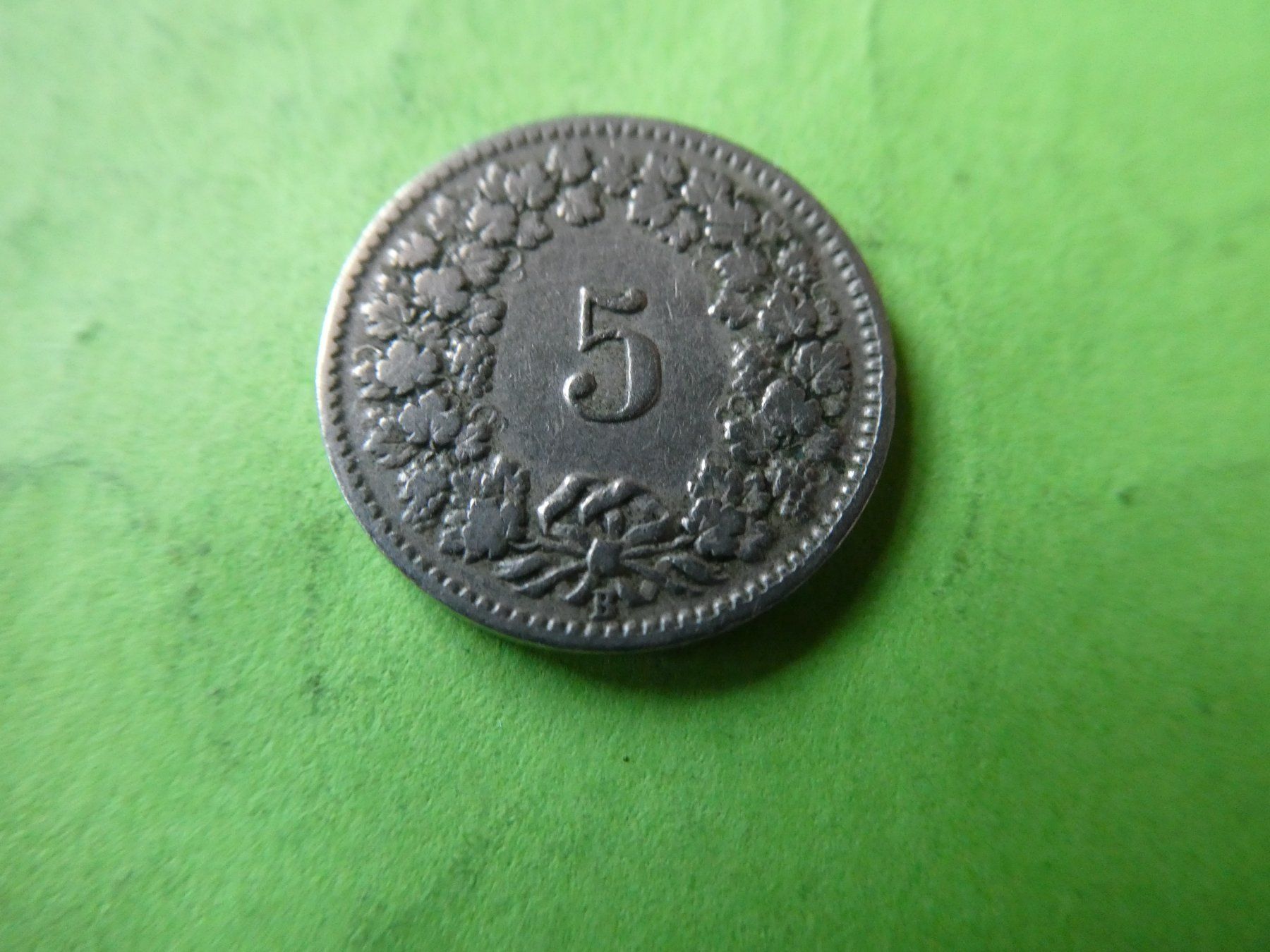Toutes les monnaies: Schweiz 1904, 5 Rappen – D'occasion à Hinterforst par Rohusri 1