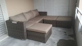 Hochwertige Rattanlounge