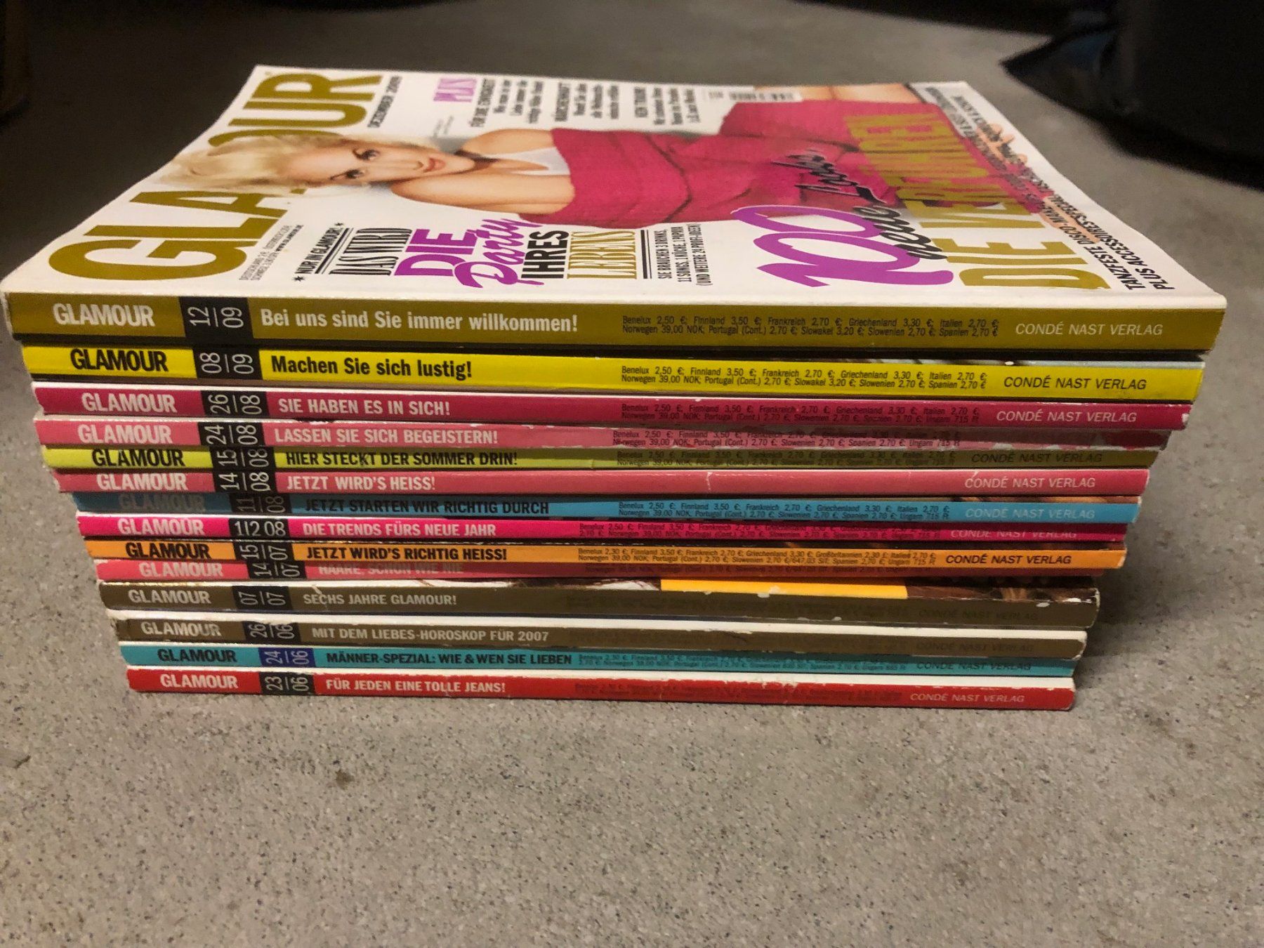Riviste & Magazine: Sammlung Glamour Hefte 80Stk. – Usato da Rämismühle venduto da dragon90_1 2