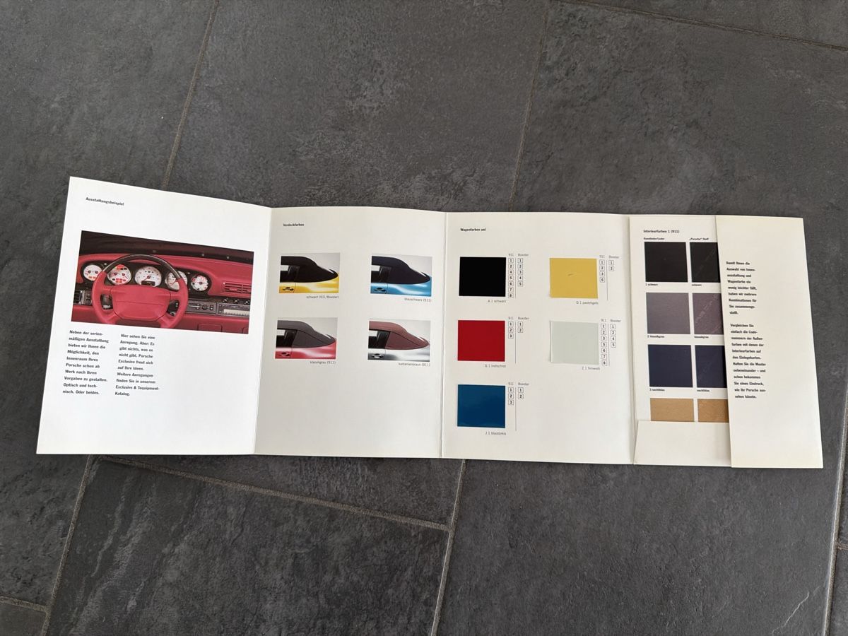 Porsche Documenti: Broschüre: Porsche Farben – Nuovo (secondo la descrizione) da Wolfwil venduto da Rolex1 2