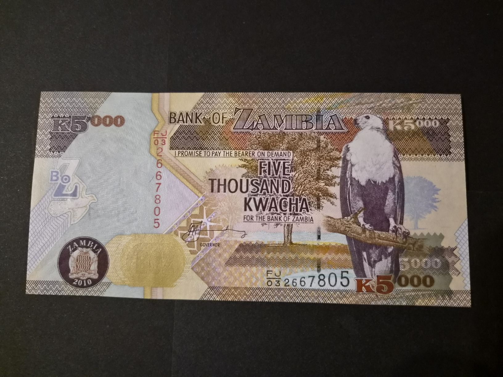 Banconote: Zambie 2010 5.000 kwacha P45 UNC – Nuovo (secondo la descrizione) da Versoix venduto da rucio