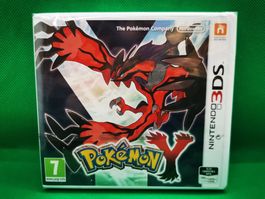 Pokemon Y Nintendo 3DS + Hülle *NEU* Sealed OVP top Zustand