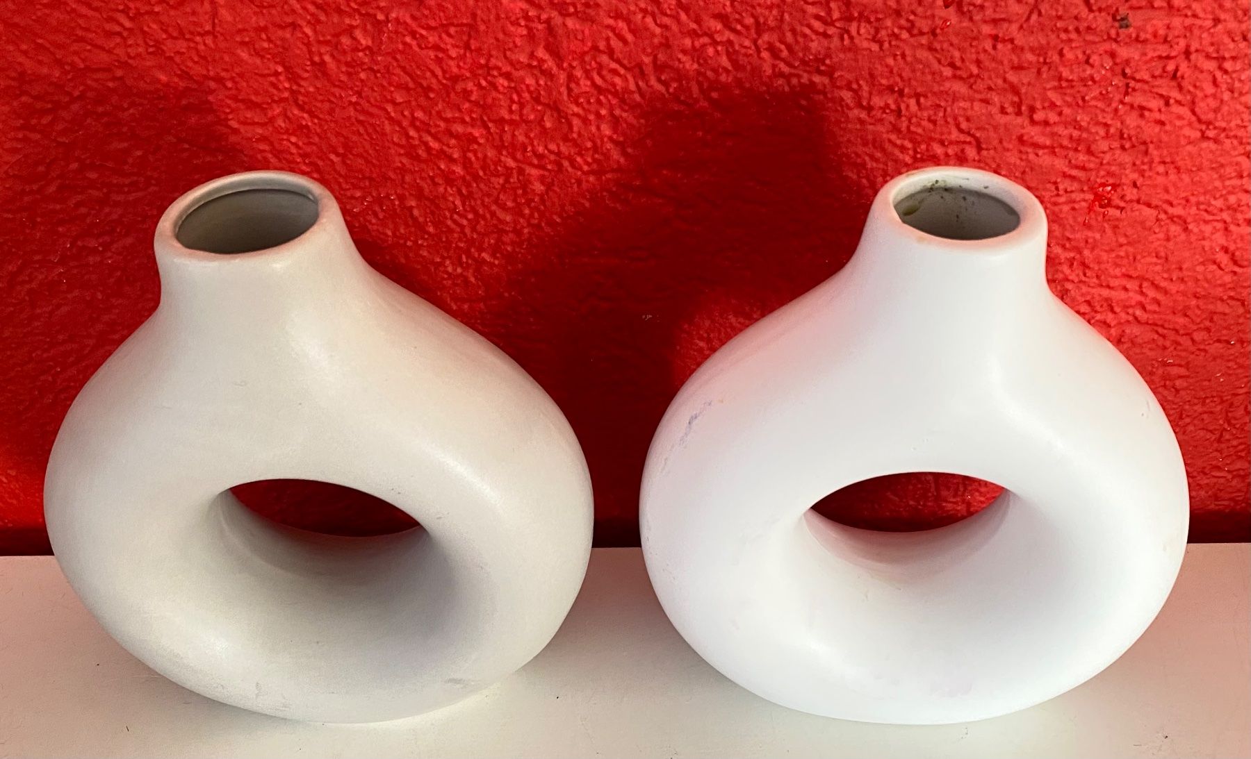 Vasi & Recipienti: 2er Set Design Vasen, Keramik, Weiss,Grau,Modern Style – Nuovo e nell'imballaggio originale da Zäziwil venduto da Emlea 3