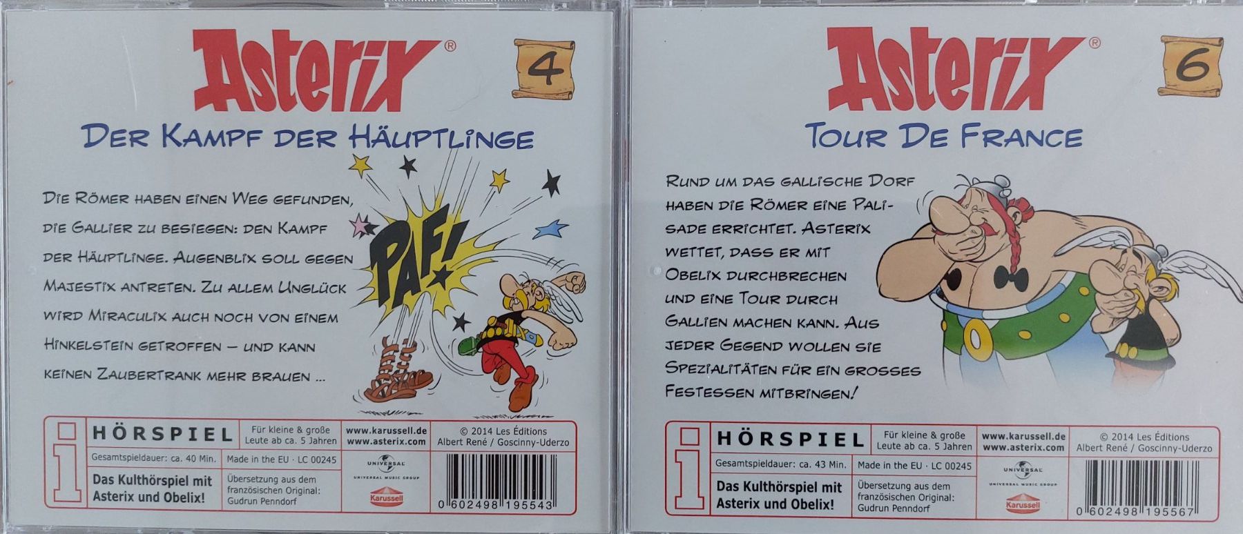 CD: ASTERIX UND OBELIX / 2 CD's – Usato da Mellingen venduto da esteini4 1