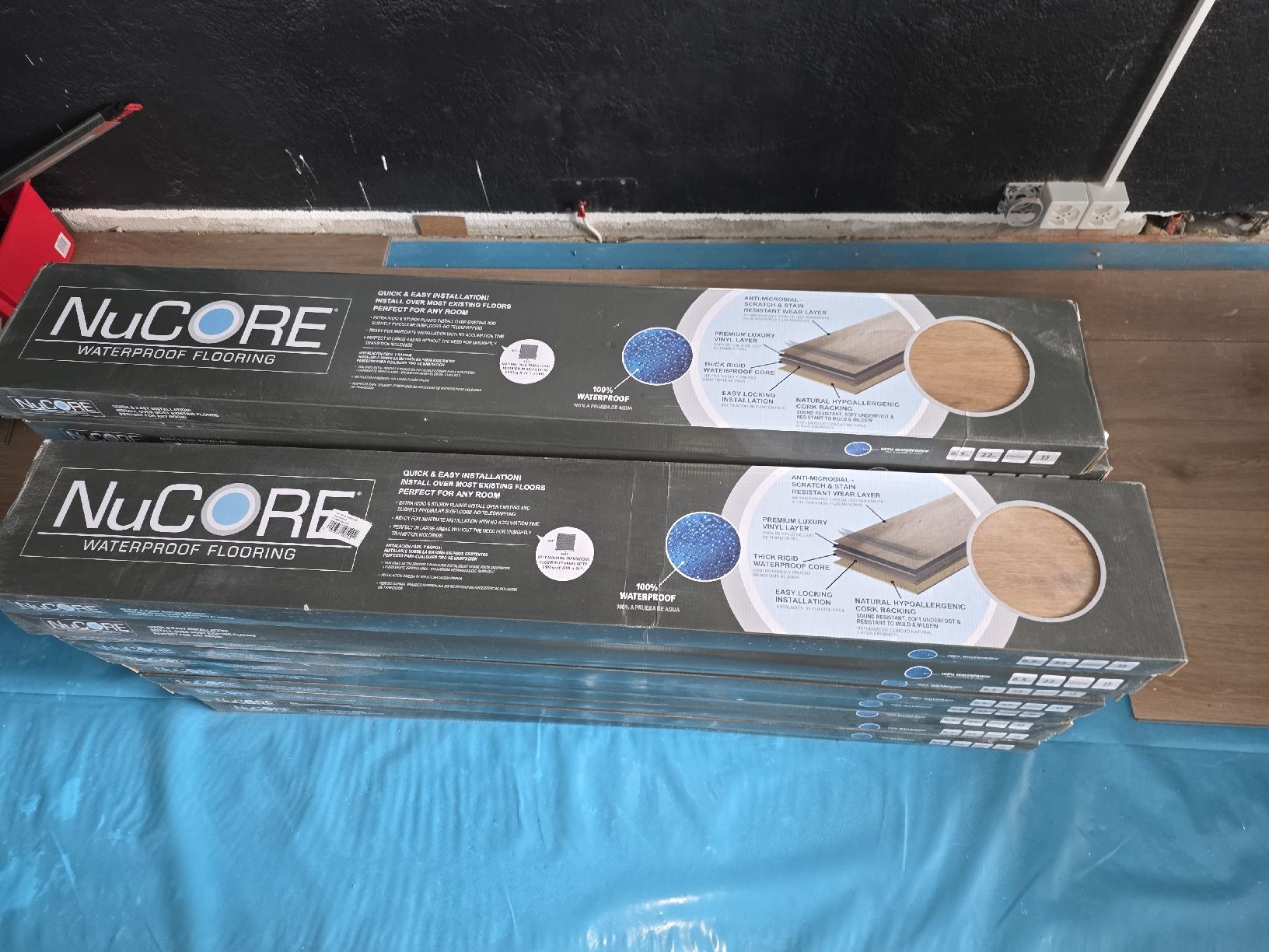 Rivestimenti per pavimenti: Hartvinyl Eichen Optic mit Trittdämmung originalverpackt – Nuovo e nell'imballaggio originale da Kaisten venduto da Simon_Manuel 1