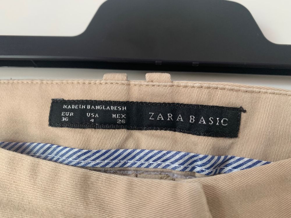 Jupe de tailleur Zara Basic taille S beige Kaufen auf Ricardo