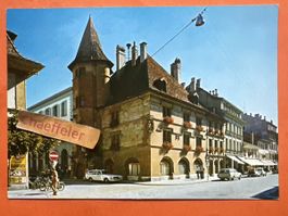 Morges L'hôtel de ville, alte Ansichtskarte, selten!