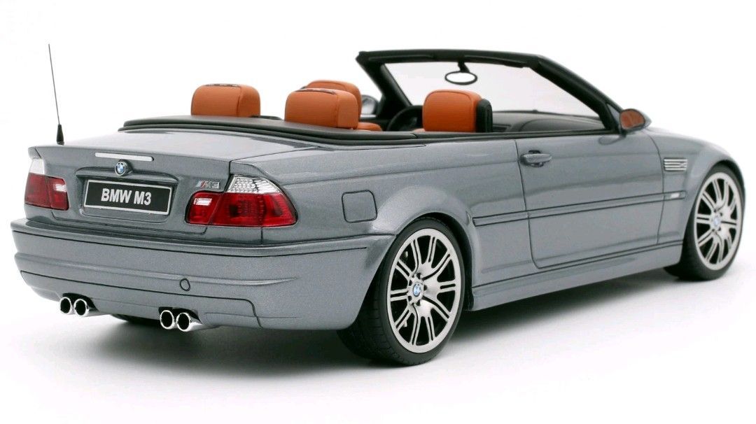BMW Modellini d'auto: BMW E46 M3 Convertible Silver Grey A08 2004 OTTO-MOBILE – Nuovo e nell'imballaggio originale da La Joux FR venduto da Pepere5 2