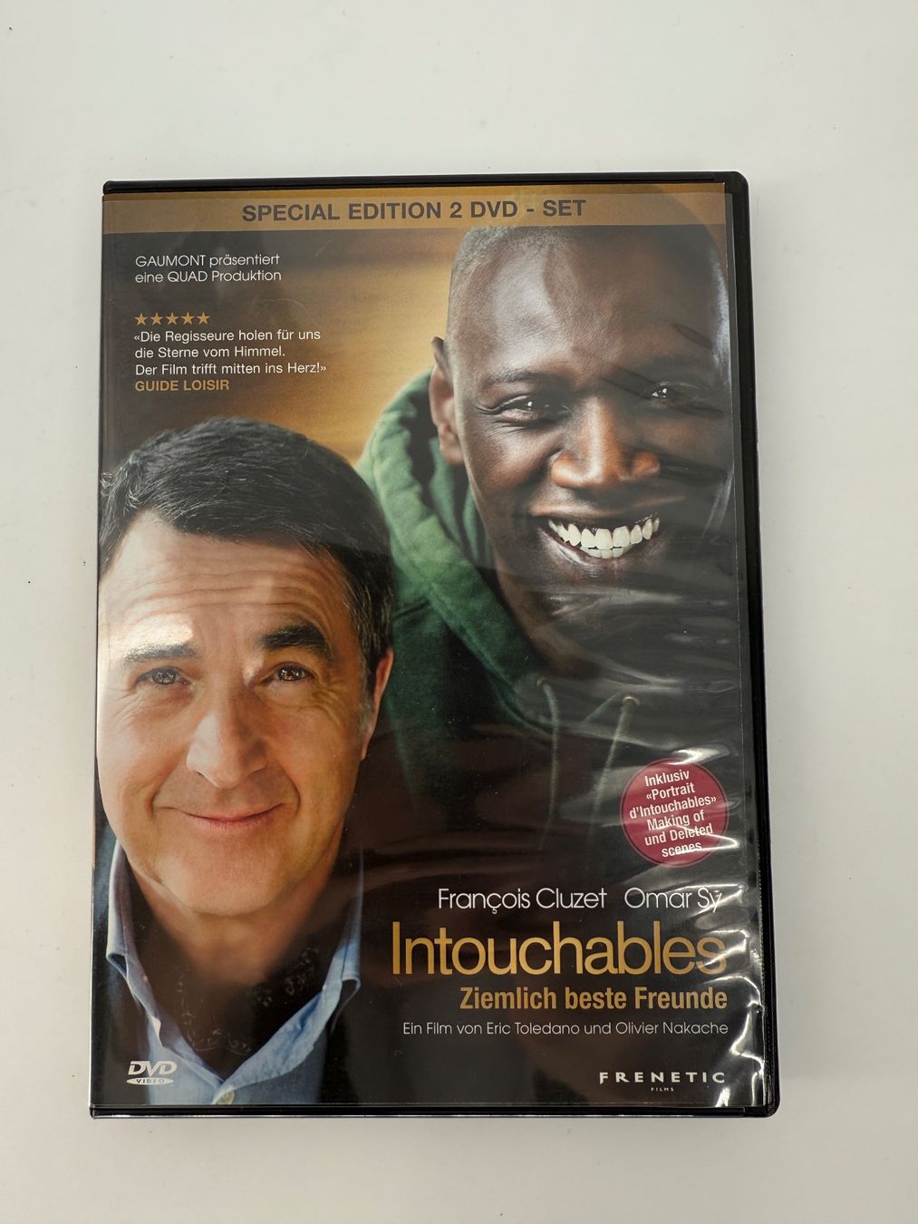 Tous les DVDs: DVD Ziemlich beste Freunde - Intouchables Special Edition – D'occasion à Auenstein par moin.