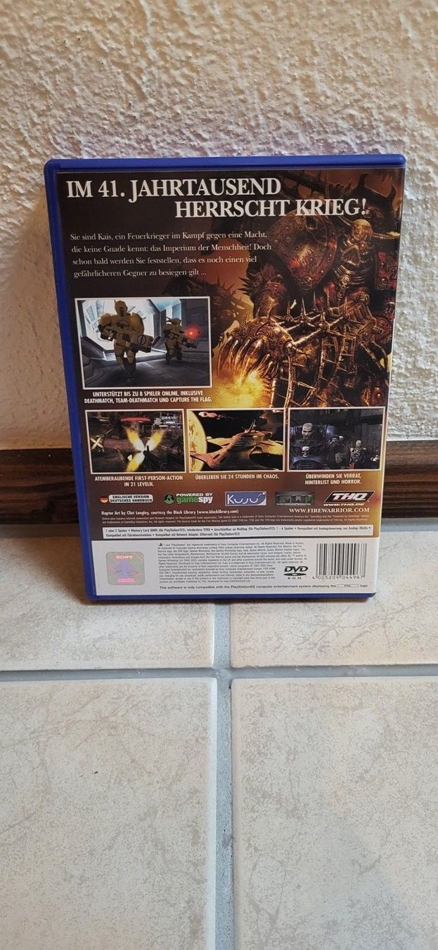 Sony Giochi: PS2 Spiel – Warhammer 40000 Fire Warrior – Usato da Münsingen venduto da Heroism2010 1
