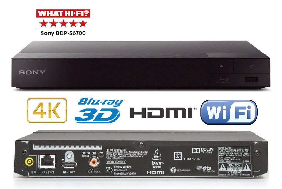 Sony Sistemi audio & multimediali: Sony BDP-S6700 Blu-ray Disc / DVD Player – Nuovo e nell'imballaggio originale da Kilchberg ZH venduto da bionicdog 1
