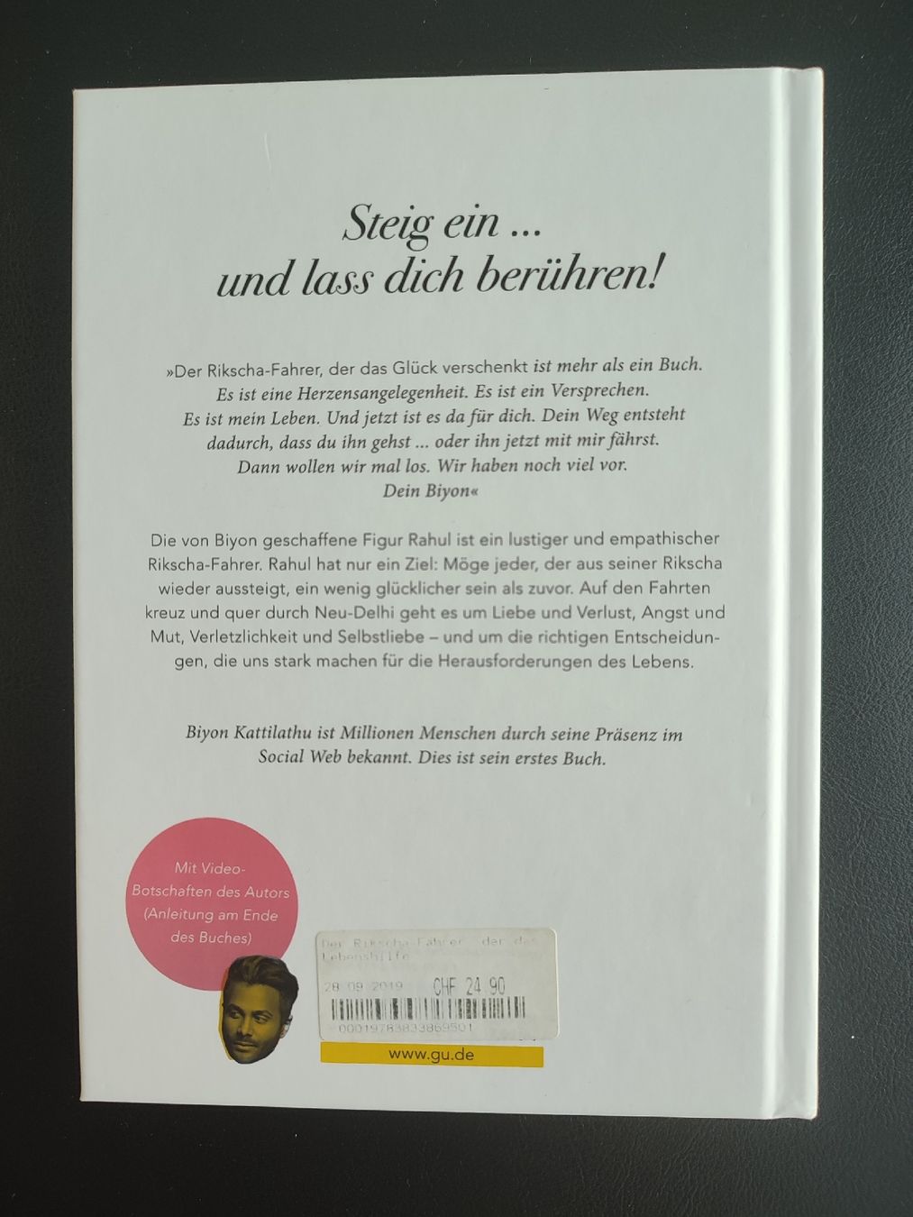 Libri: Buch "Der Rikschafahrer, der das Glück verschenkt" – Nuovo (secondo la descrizione) da Winterthur venduto da _vaeni_ 1
