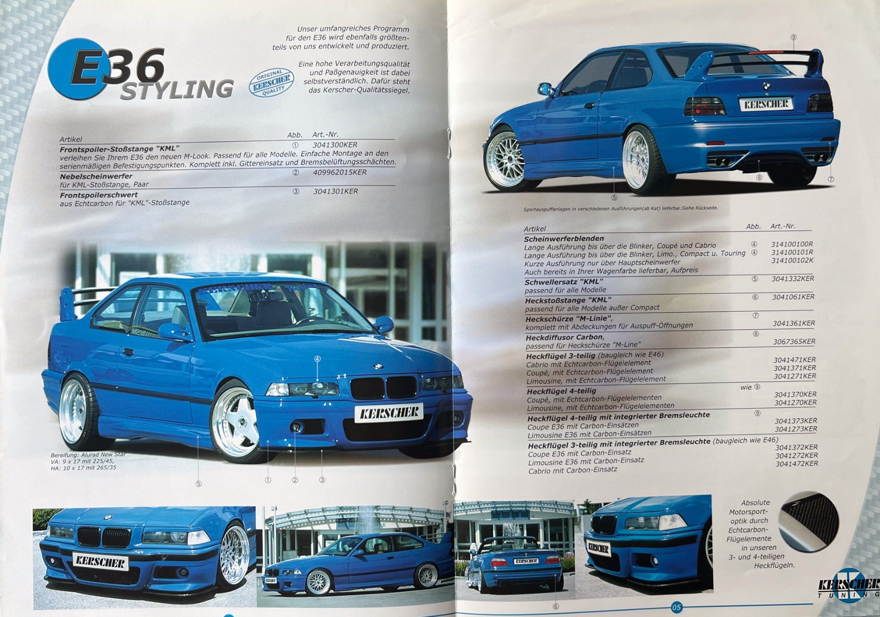 BMW Dokumente: ZUBEHÖR PROSPEKT | KERSCHER 3ER BMW - TYP E30/E46 | AB 2003 – Gebraucht aus Unterägeri von Isha04 3