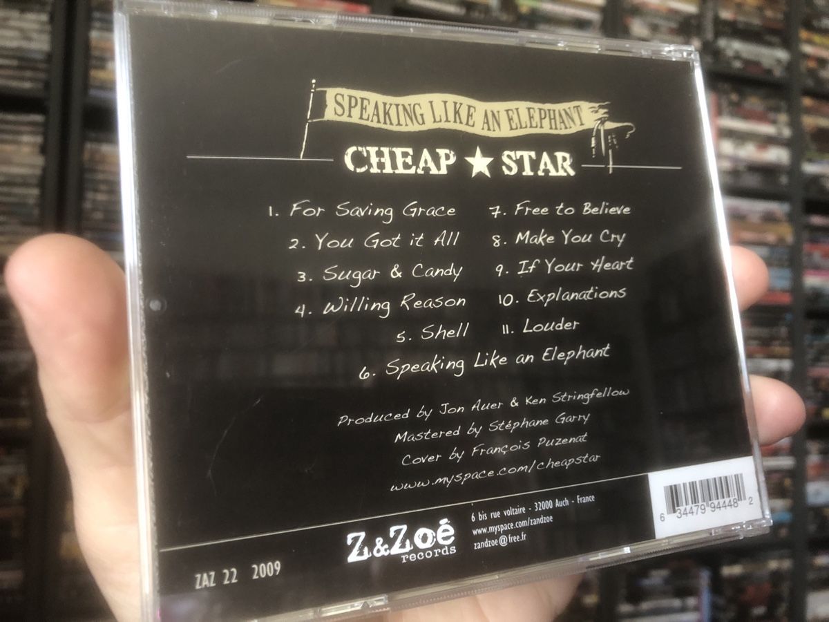 CD: Cheap Star - Speaking Like an Elephant - cd – Nuovo (secondo la descrizione) da Lausanne venduto da fransadpop 1