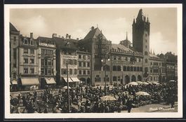 Basel / Bâle, Le marché, Marktplatz mi