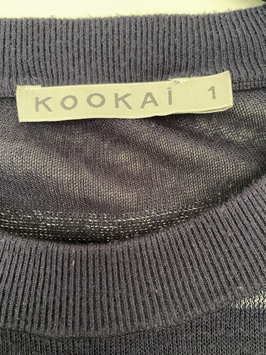 Kookai Maglioni & Felpe: Pull bleu marine rayé Kookaï – Usato da Lausanne venduto da Gabrie 1