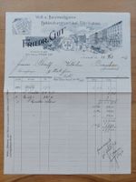 Alte Rechnung Briefkopf Lithographie Zürich 1906