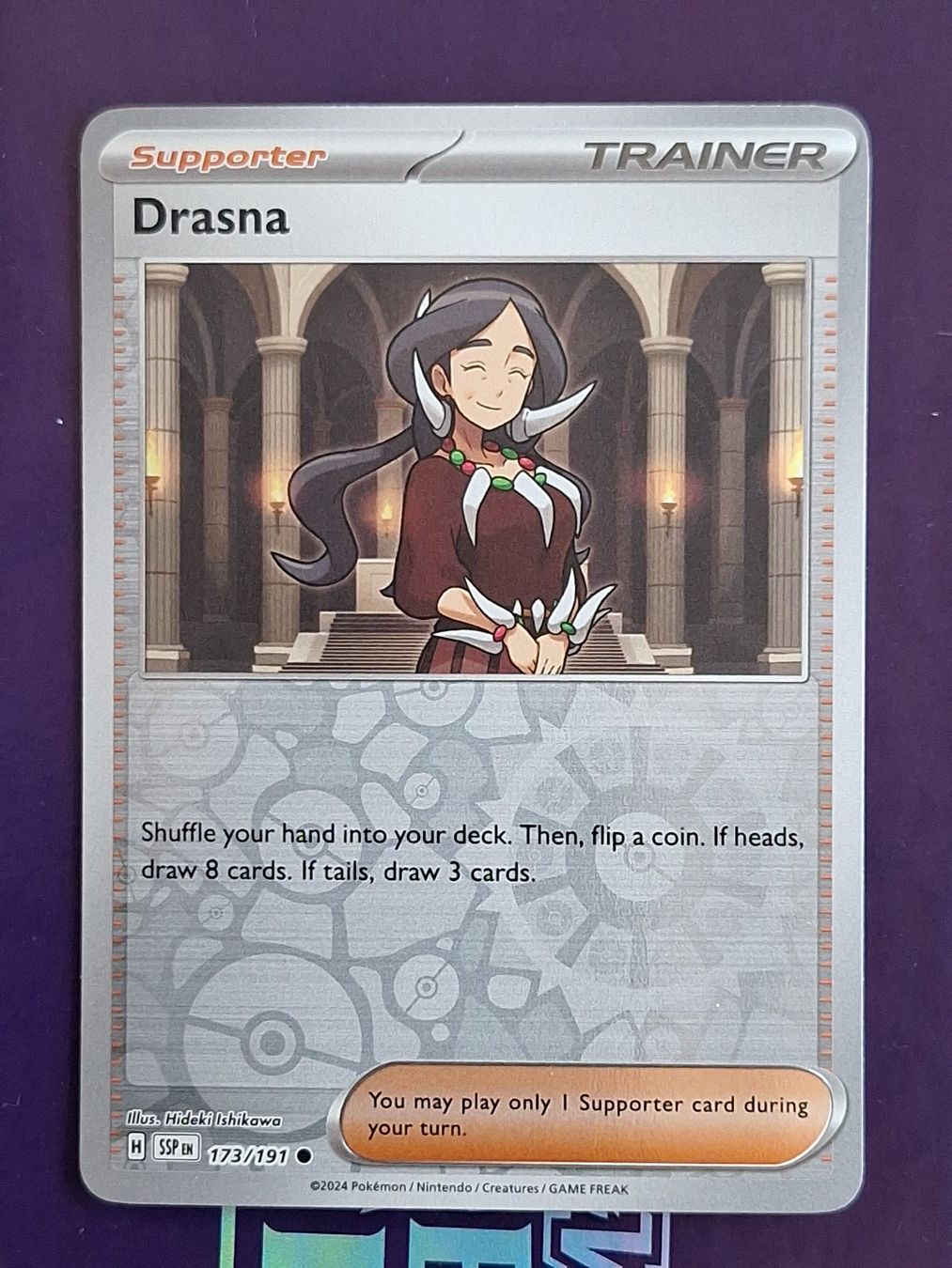 Pokémon Carte collezionabili: Drasna - Reverse Holo - Pokemon Surging Sparks – Usato da Altstätten SG venduto da GGsGameshop