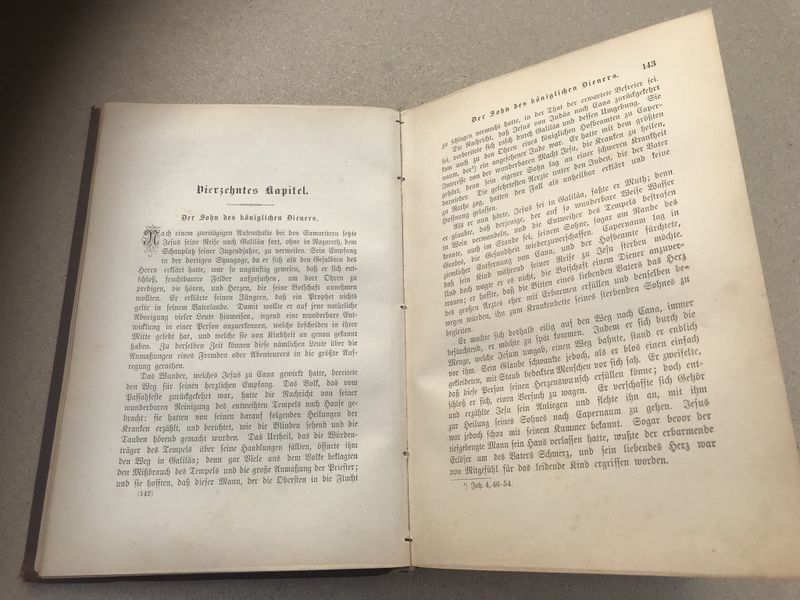 Libri: Das Leben Christi SEHR ANTIK 1887 – Usato da Bergdietikon venduto da book-4-you 3