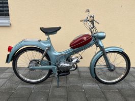 Kleinmotorrad Condor-Puch C50 Jahrgang 1957. Veteran. Ab MFK