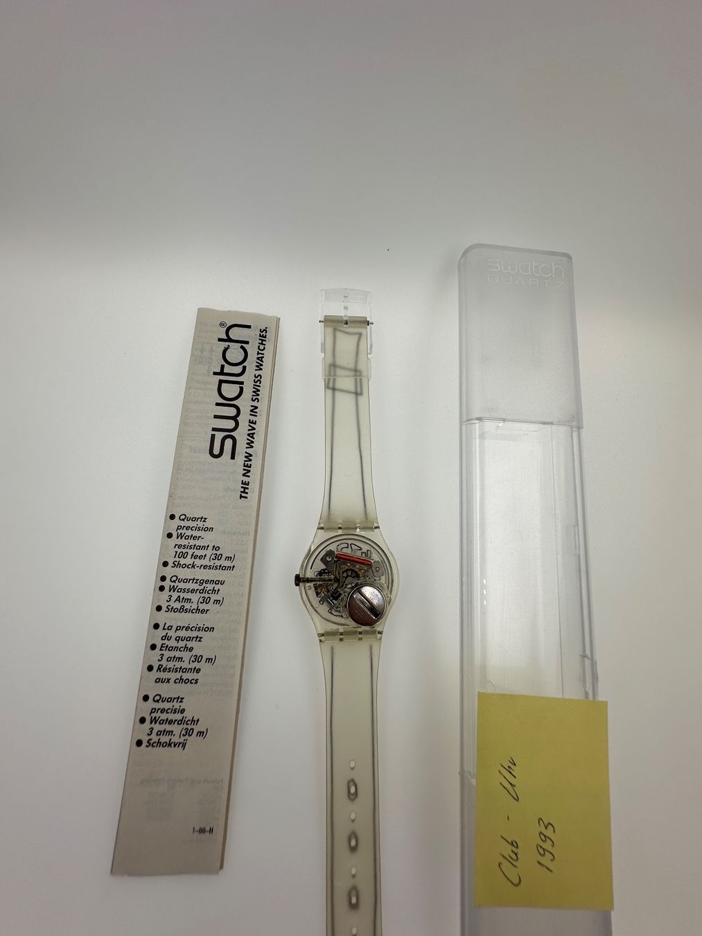 Swatch Orologi: SWATCH Collectors NEU 1993 – Nuovo e nell'imballaggio originale da Bremgarten AG venduto da uhrenshopp 1