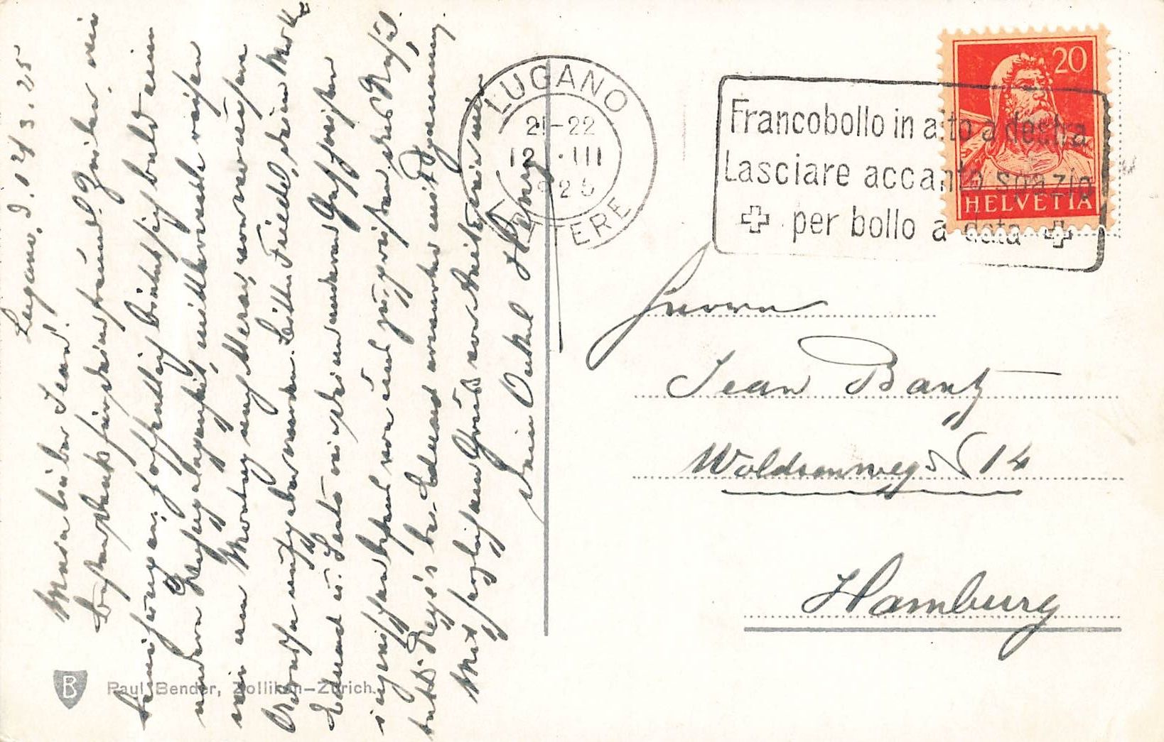 Cartoline postali: Lugano Paradiso TI Panorama – Usato da Biasca venduto da Blenio71 1