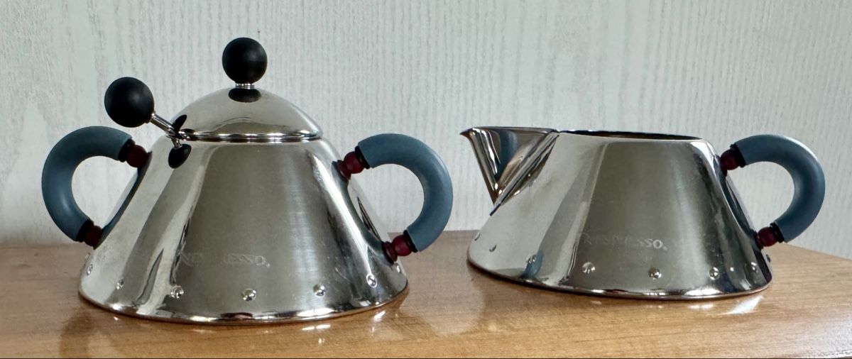 Alessi Zuccheriere: Zuckerdose & Rahmkrüglein ALESSI Nespresso – Usato da Rothrist venduto da Luckywinner