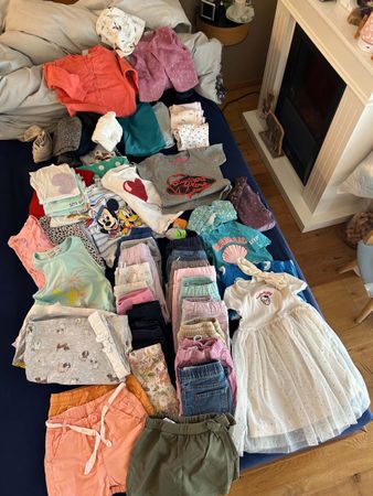 Kinder Kleider-(Gr 74-92) und Schuhpaket(Gr 23/24)