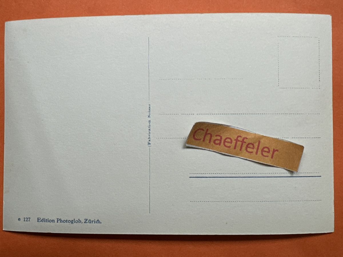 Cartoline postali: Seelisberg. Gitschen u. Uristock. – Usato da Zürich venduto da Chaeffeler 1