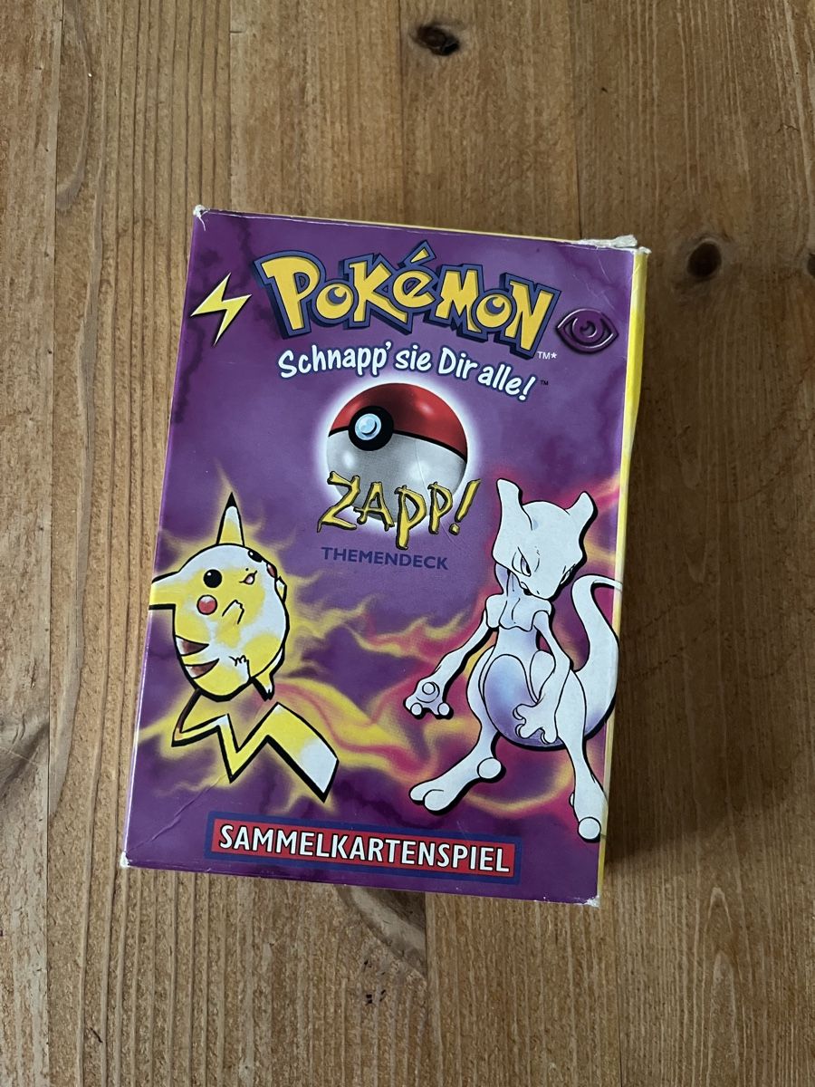 Pokémon Carte collezionabili: Pokémon Karten Deck, Zapp, Basis, deutsche Karten – Usato da Männedorf venduto da Qurop