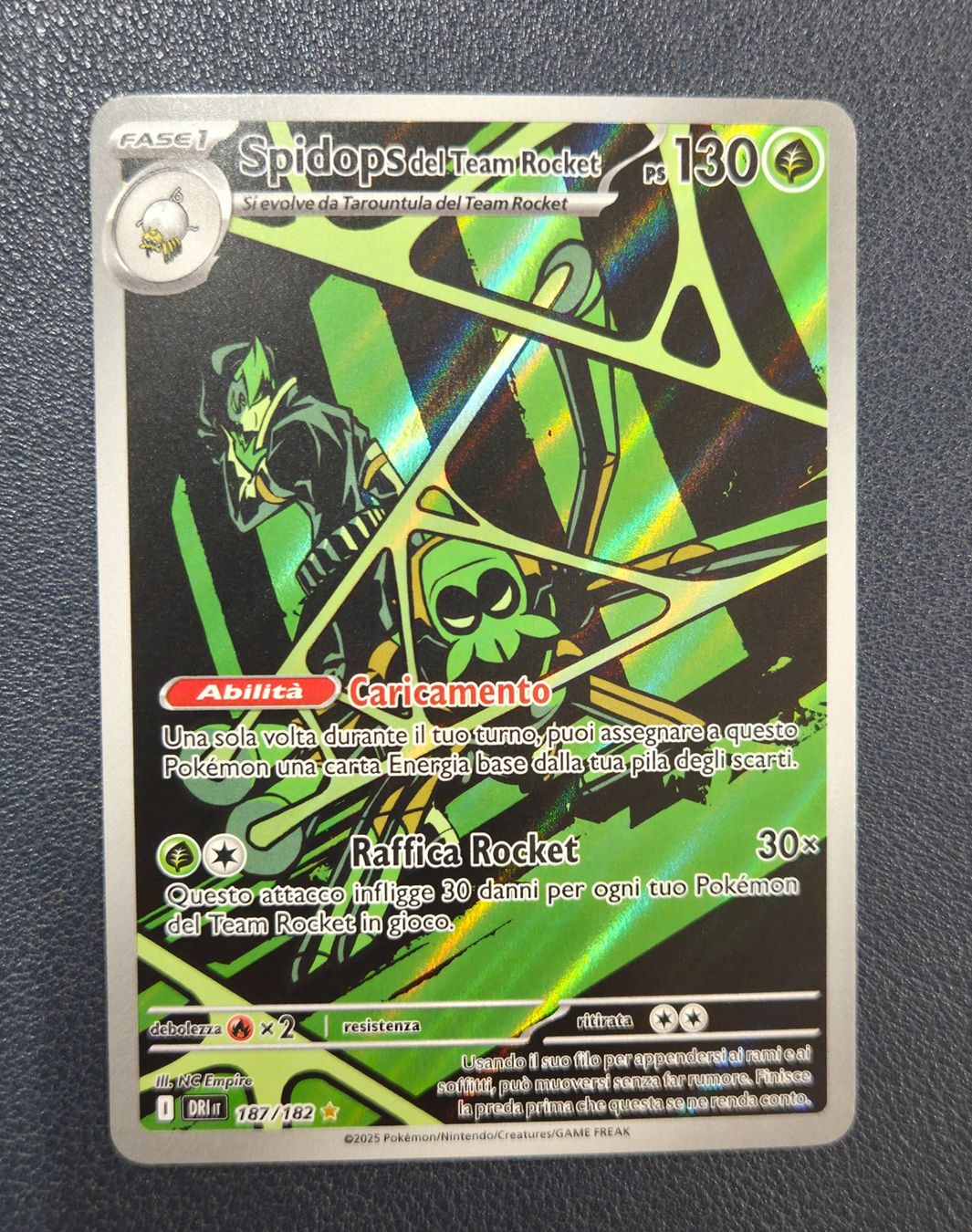 Pokémon Carte collezionabili: Pokemon 187/182 Spidops Del Team Rocket Rara IT – Usato da Lugano venduto da pan_5zpg