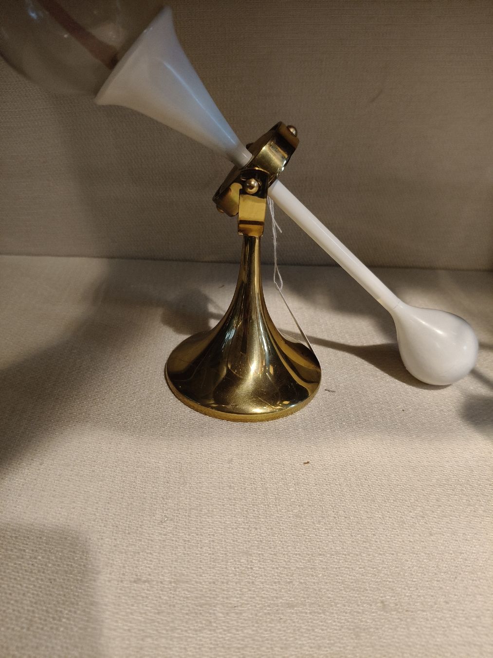 Lampade: FREDDIE ANDERSEN. Öllampen, 1 Messing, "Clear Drops", herges – Usato da Zwingen venduto da inf_2blh 1