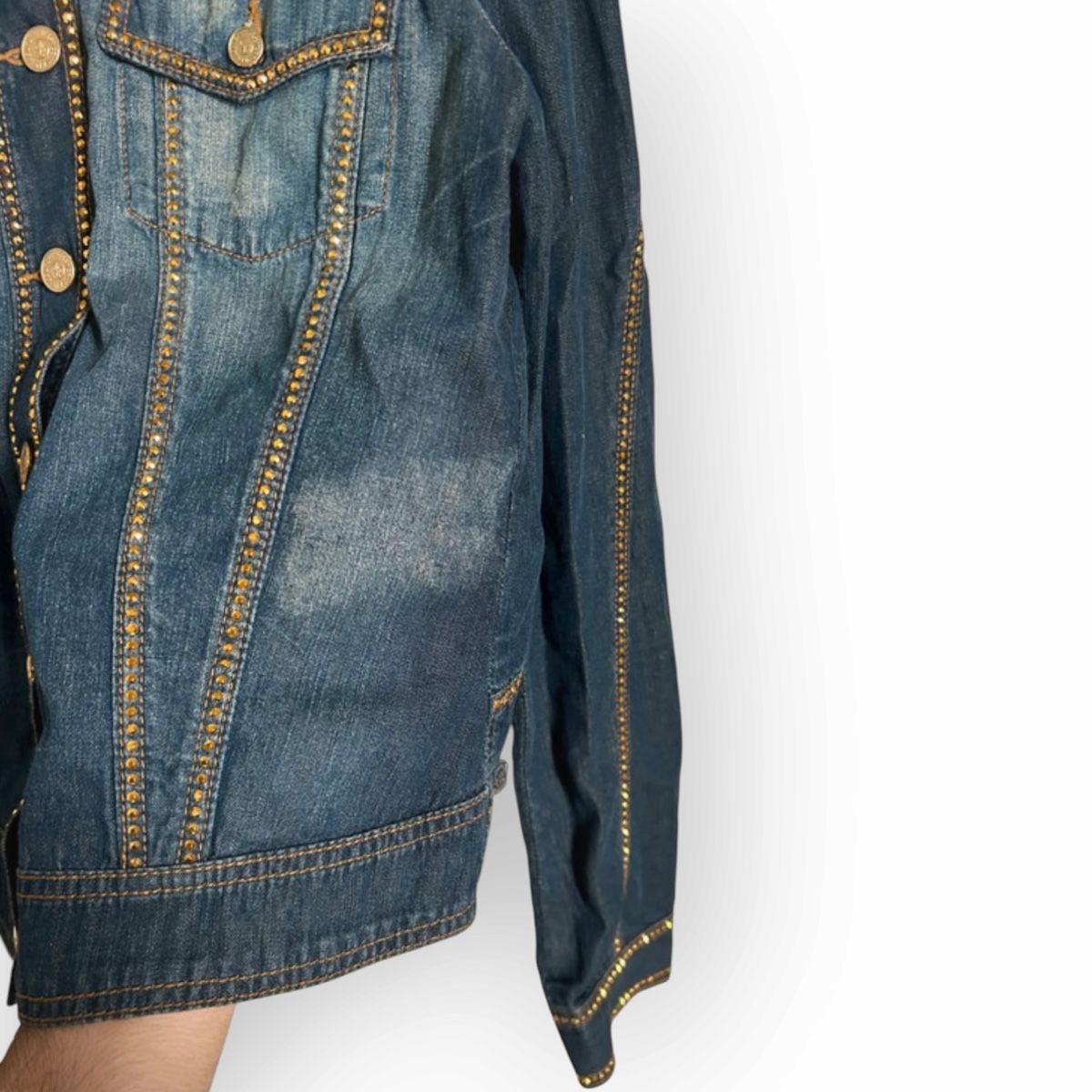 Versace Jacken: Vintage Versace 00’s denim jacket – Neu (gemäss Beschreibung) aus Plan-Les-Ouates von Loved_Panda_Clothing 4