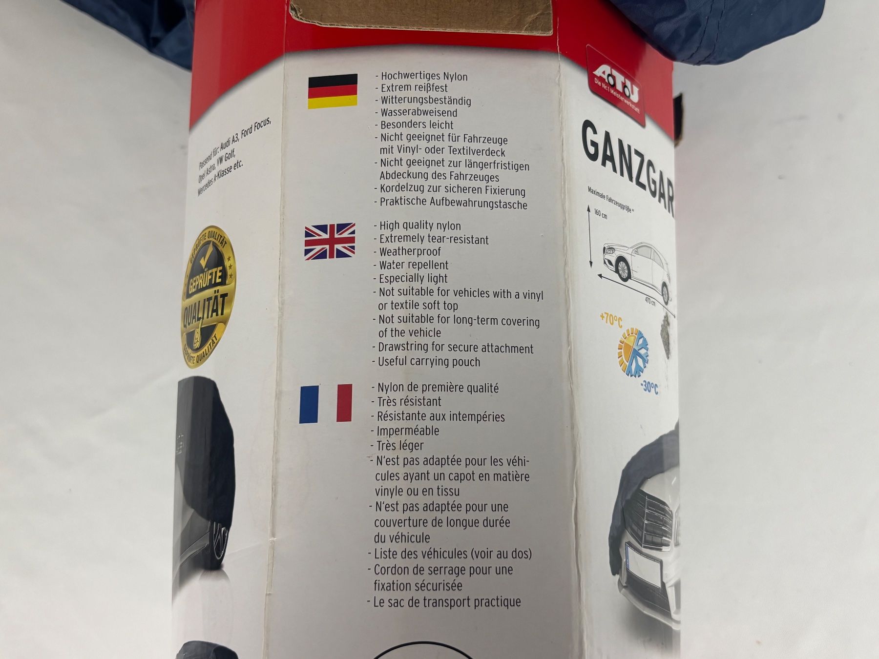 Abdeckhülle: Ganzgarage Autoabdeckung Gr. M – Gebraucht aus Wettingen von Wendemarket 4