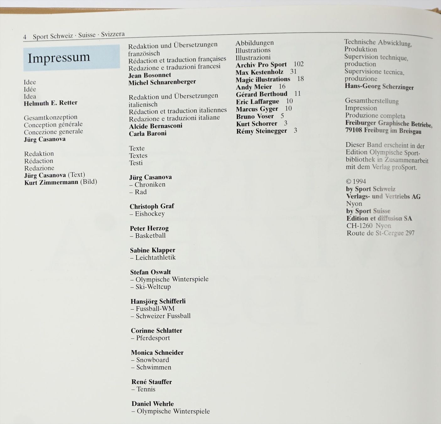 Libri: 22 Bände Sport Schweiz 1820-1994 – Usato da Meggen venduto da Brockitare 6