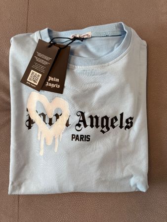 Palm Angels Pullover Hellblau, Gr. XXL, Neu mit Etikett...