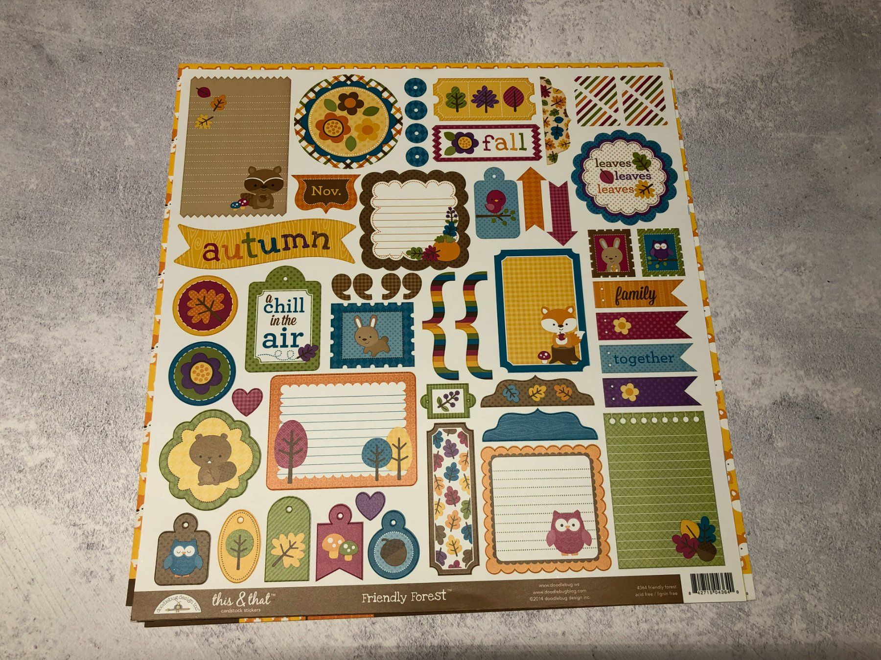 Carta: Friendly Forest - Doodlebug - 52 – Usato da Neukirch (Egnach) venduto da muolen 2