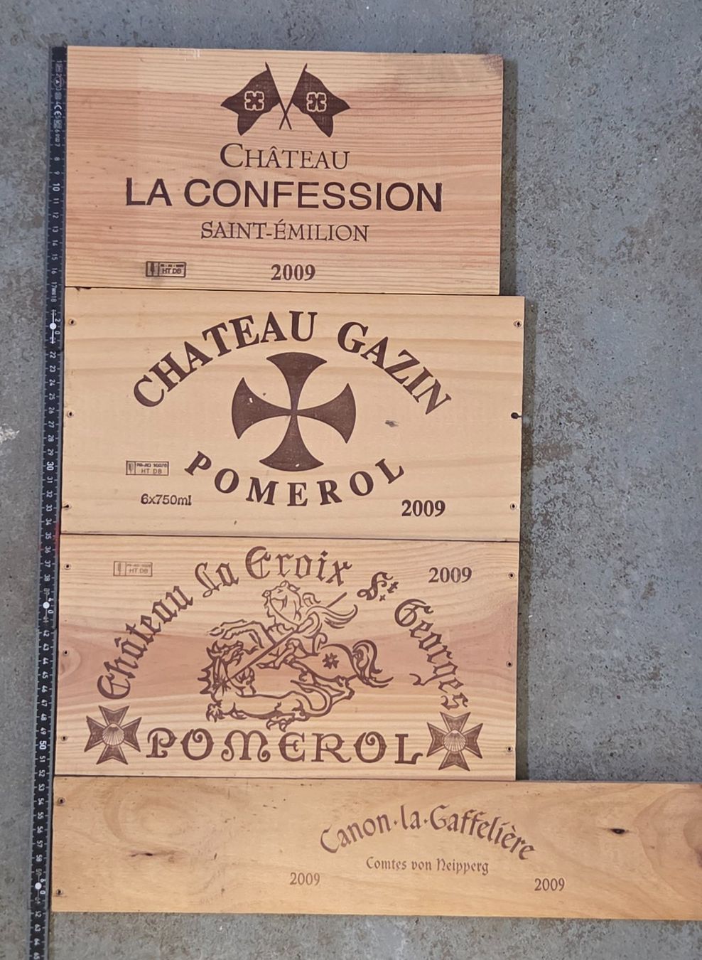 Articoli in legno: Façades de caisses de vin - Déco bar - Estampes – Usato da St-Aubin FR venduto da ririgogol 1