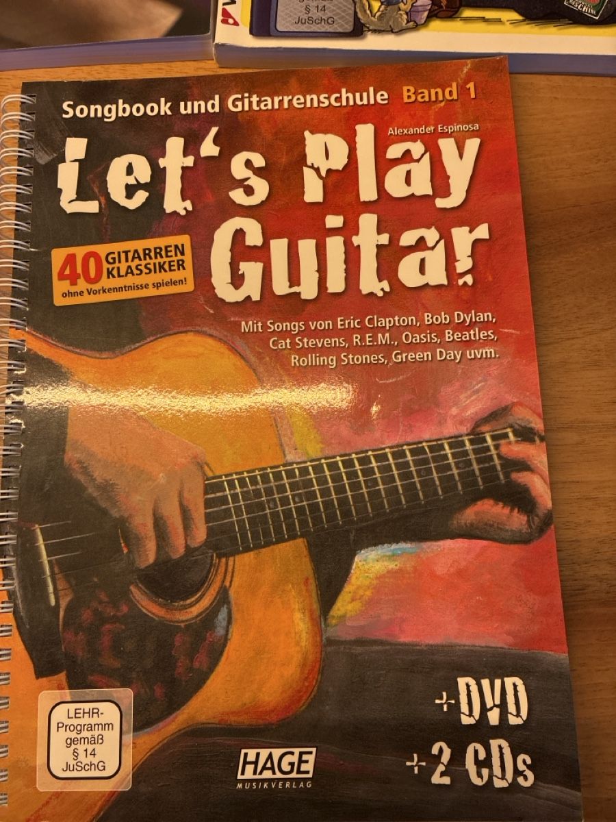 Libri: 3 Gitarrenbücher, teilweise mit CD (siehe Text) – Usato da Muri b. Bern venduto da Gurten62